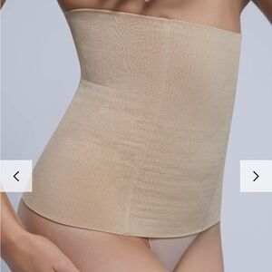 BUMPSUIT Compression Waist Trainer, Small (Beige)